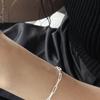 ctwins Silver925 Rectangle Chain Bracelet