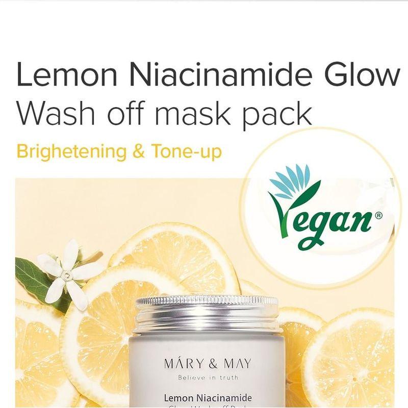 Mary&May Masque éclat à rincer au citron et à la niacinamide