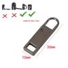 Versatile Detachable Zipper Pull Replacement Kit for Bags and Suitcases