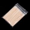 Removing Disposable Micro Brushes Cleaning Stick Disposable Cotton Swabs Wood Cotton Buds Swabs