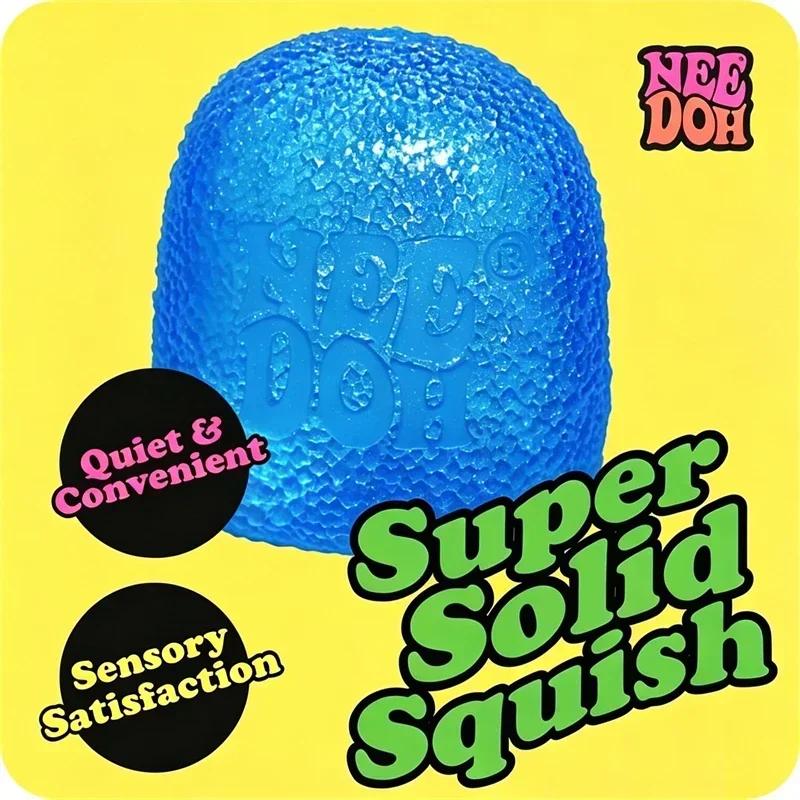 Needoh Gummibärchen Sensorisches Spielzeug Mehrfarbig Maltose Langsam Aufgehend Fidget Ball Stressabbau Kneten Anti-Angst ADHS Fokus Spielzeug