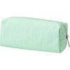 Stripe Pattern Pen Pouch Large Capacity Makeup Pouch New Pen Bag  School Supplies