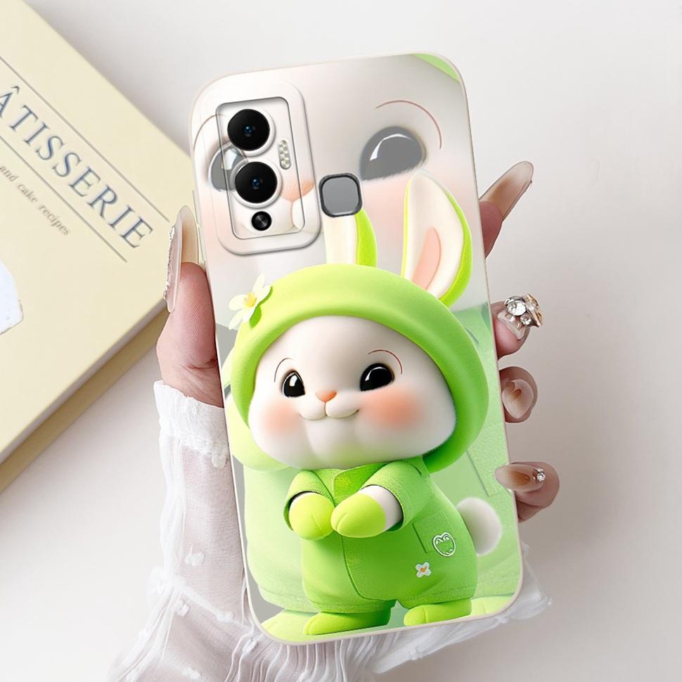 For Infinix Hot 12 Play Case Lovely Panda Painted Soft Silicone Phone Cover Case For Infinix Hot 12 Hot12 Play Fundas Capa Bags