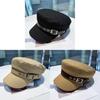Classic Flat Top Hat For Women With Sun Protection And Stylish Design For Spring Summer Wear