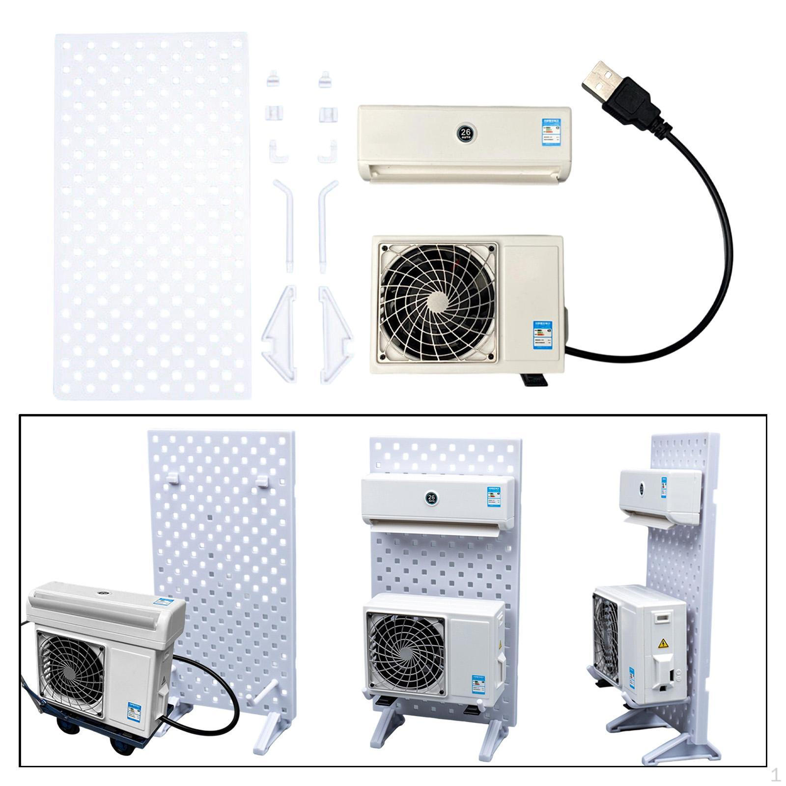 

1: 14 Мини Модель Кондиционера Кукольный Домик Украшение Игрушки для Ролевых Игр Аксессуары With Bracket