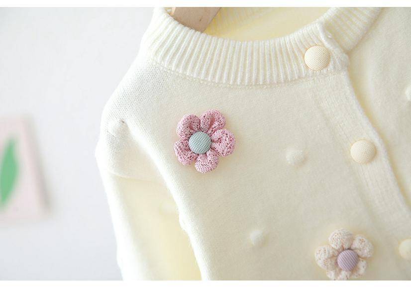 Girls' Spring & Autumn Lace Cardigan and Mesh Skirt Set