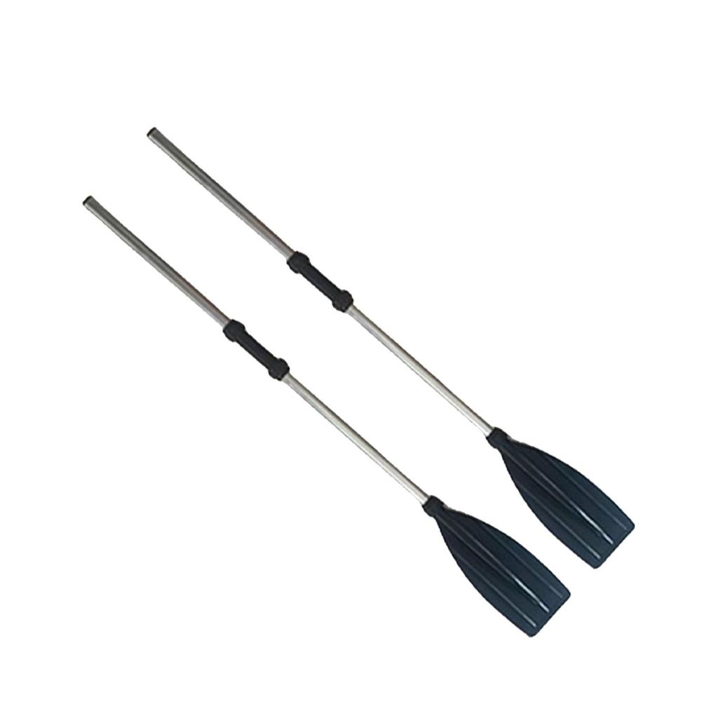 2 Aluminum Alloy Floating Boat Canoe Paddles for Outdoor Activities.