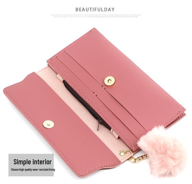 2023 Urban Minimalist Women's Solid Color PU Leather Wallet