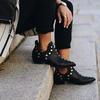 Women's Ankle Boots Autumn Versatile Pointed Rivet Personalized Short Boots Women