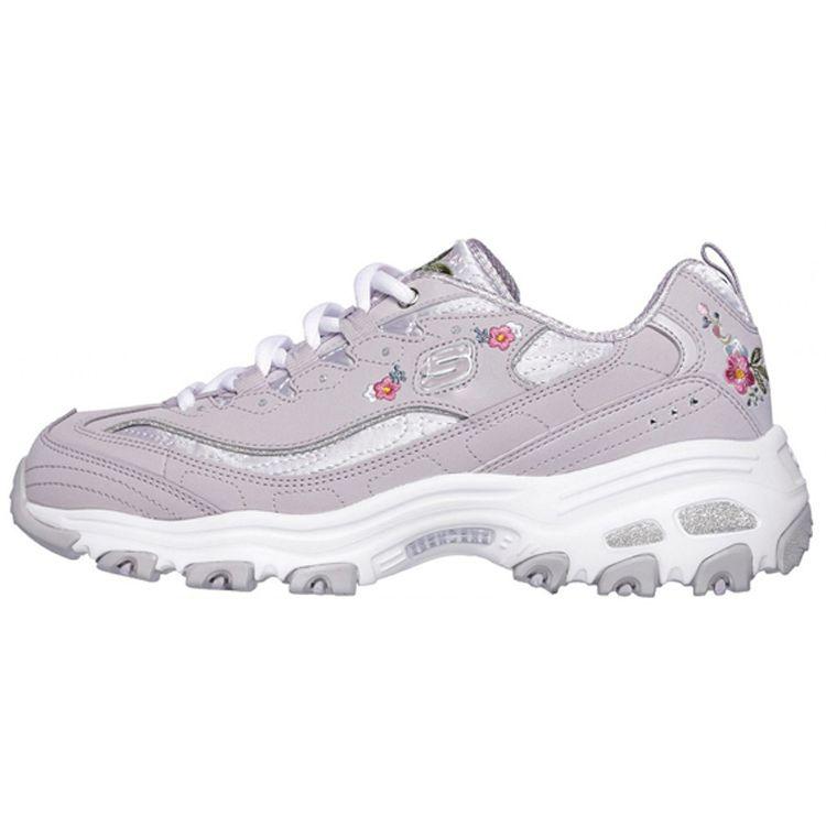 Skechers D LITES 1.0 Women Lavender Purple Low Top Dad Shoes 11977-LAV 35