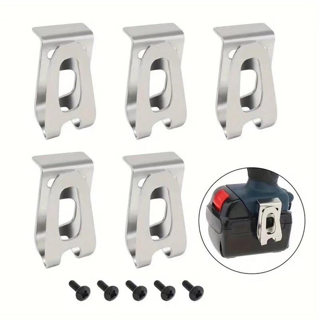 10Pcs Heavy Duty Belt Clip Hook Power Tool Secure Attachment for DHP480 DHP482 HP457 HP347 TD127 TD126 Accessories