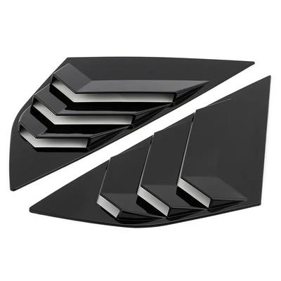 2pcs Rear Window Louvers Car Vent Side Tuyere Louvers Vent For Ford Focus ST RS MK3 2012-2018