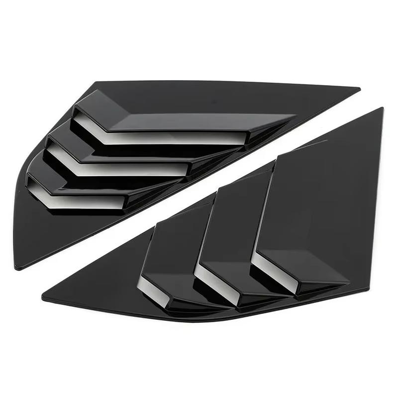 

2pcs Rear Window Louvers Car Vent Side Tuyere Louvers Vent For Ford Focus ST RS MK3 2012-2018