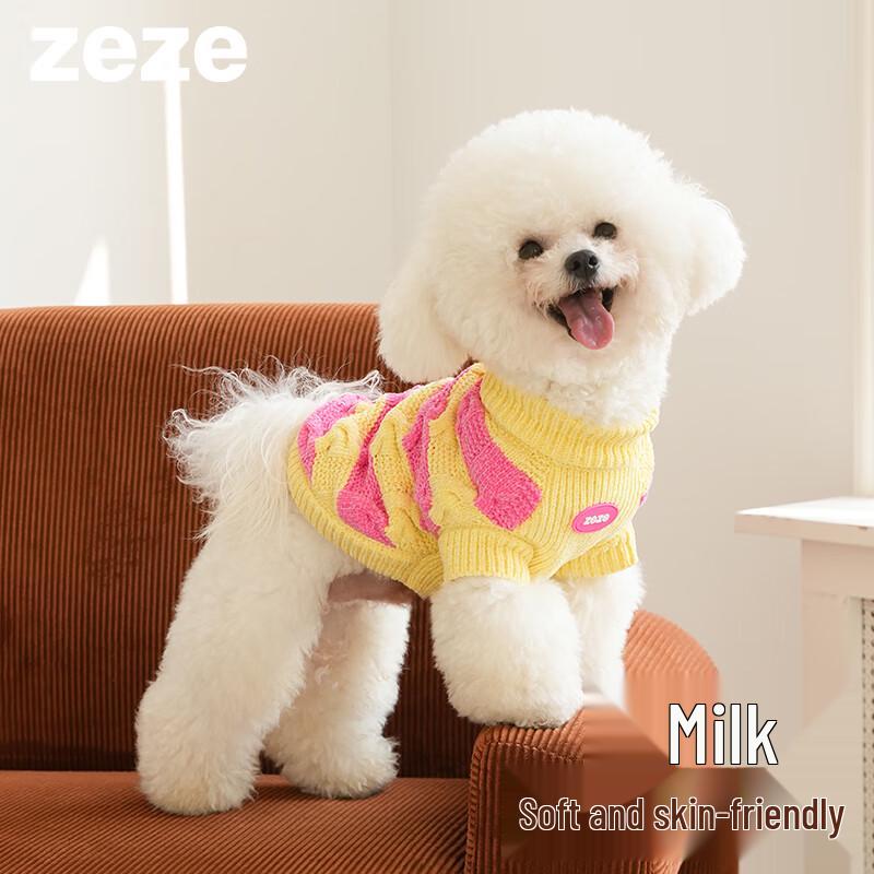 ZEZE Pet Sweater for Cats and Dogs