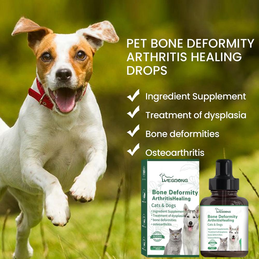 30 ml de líquido reparador de articulaciones para mascotas, lubricante y protector para dislocaciones, piernas acostadas, cuidado de las articulaciones de los perros, displasia, fractura de pezuña J4S8