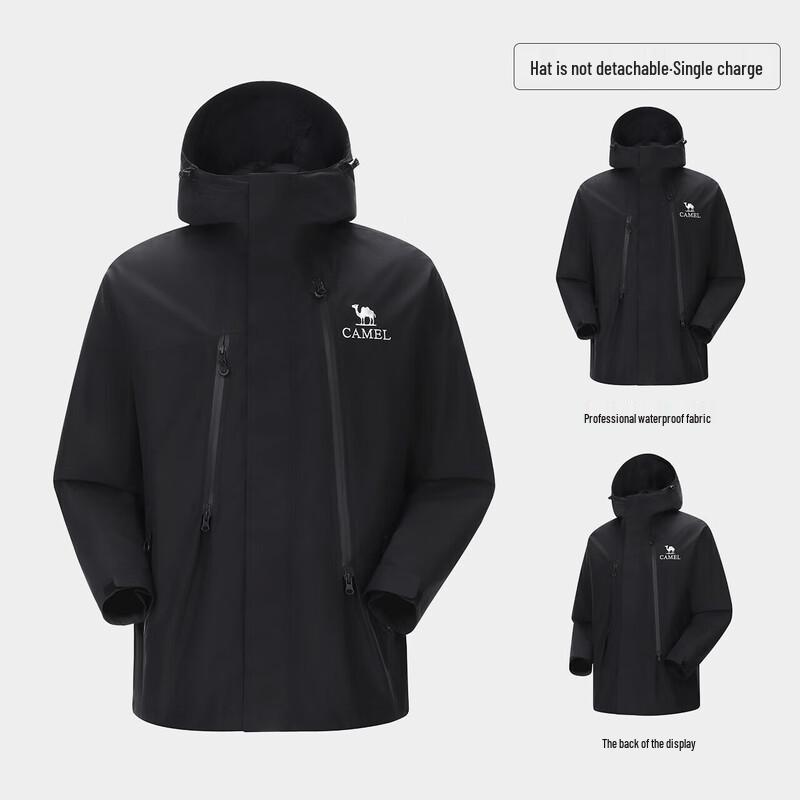 Camel Unisex Outdoor Windproof Waterproof Jacket