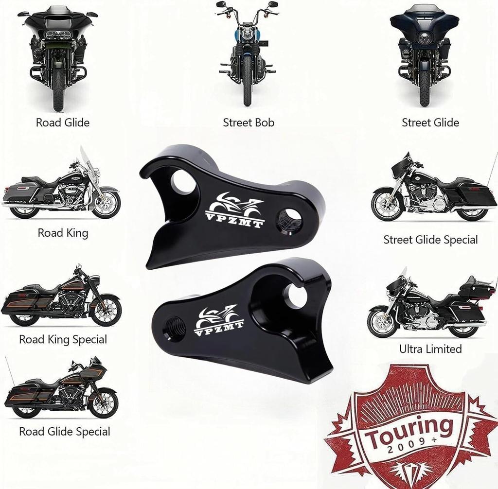 VPZMT 1" Drop Kit 2009-2025 Harley Touring, Street Glide, Electra Glide, Road Glide, Road