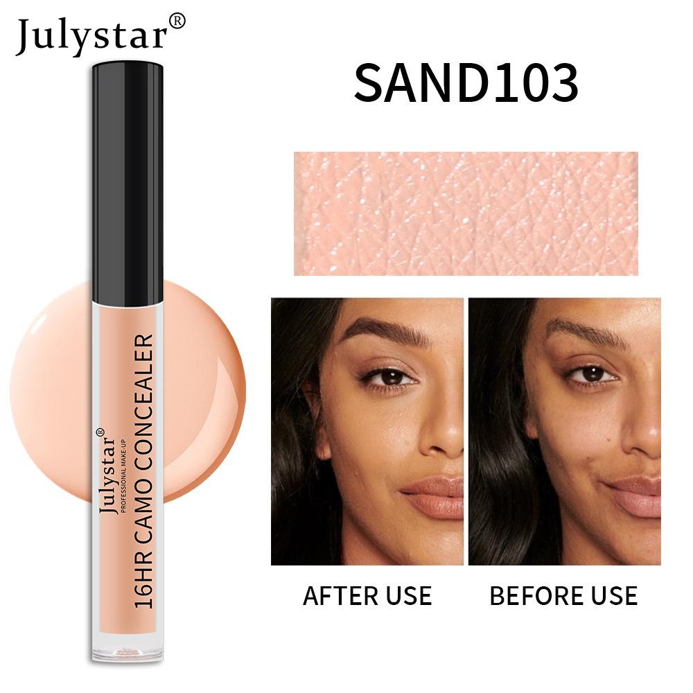 JULYSTAR Makeup Powder Foundation Concealer Long -lasting No Makeup Powder Foundation Powder Cream Beauty