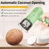 Nouvel Ouvreur Électrique Portatif de Coque de Noix de Coco Ouvreur d'Orifice de Noix de Coco Poinçon pour Noix de Coco à Coque Dure Outil d'Ouverture de Couvercle Ouverture Rapide