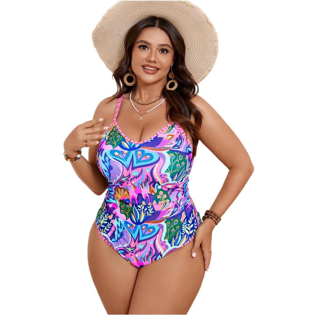 Damen Übergröße Bikini Badeanzug