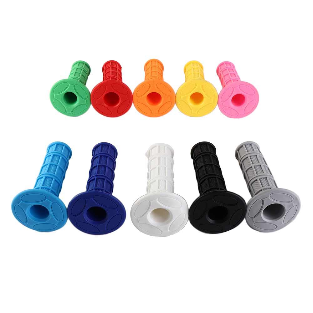 Anti-Slip 7/8'' 22mm Soft Rubber Motorcycle Handle Grips Brake Hand Grips Motorbike Handle Bar