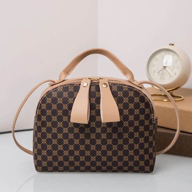 Women's Bag Spring New Street Trend Handheld Printed Bag Fashionable Simple Shoulder Bag