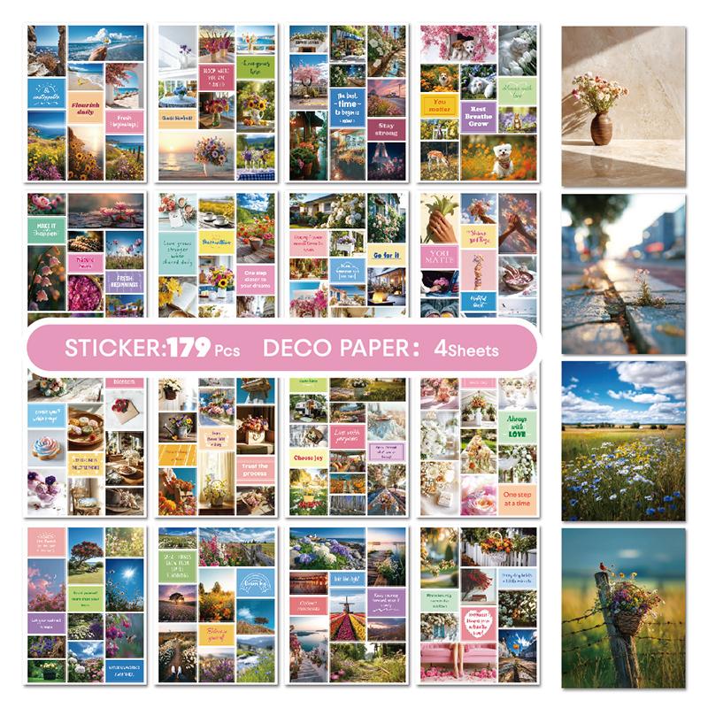 Vision Board Sticker Book - Vision Board Kit & Supplies, With Motivational Images & Quotes For Women, Scrapbook Supplies