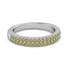 Peridot Eternity Band Ring -925 Sterling Silver