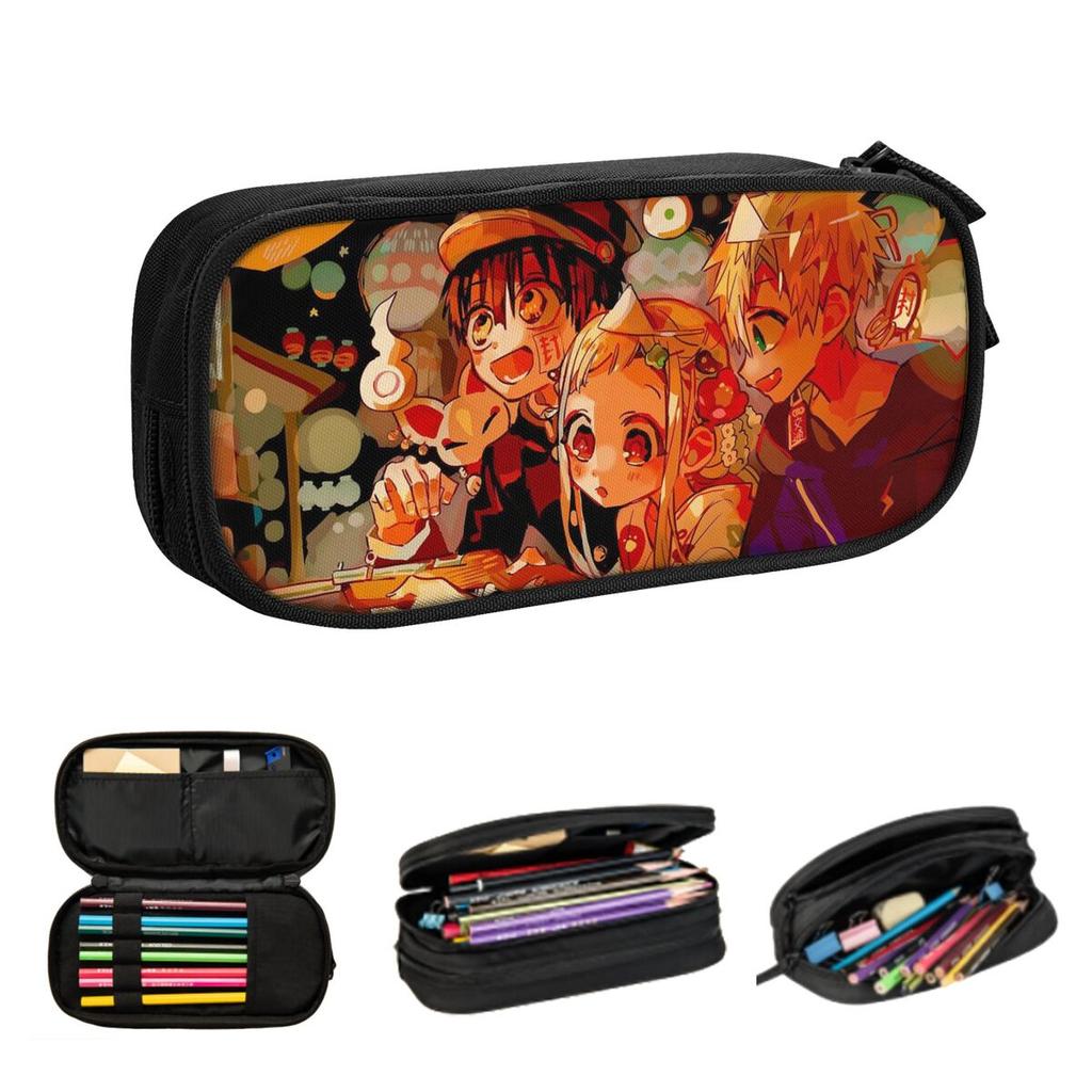 Astucci Anime Toilet Bound Hanako Kun per Studente Scatola Portapenne Scolastica Borsa Portapenne Grande Capacità Astuccio Portapenne