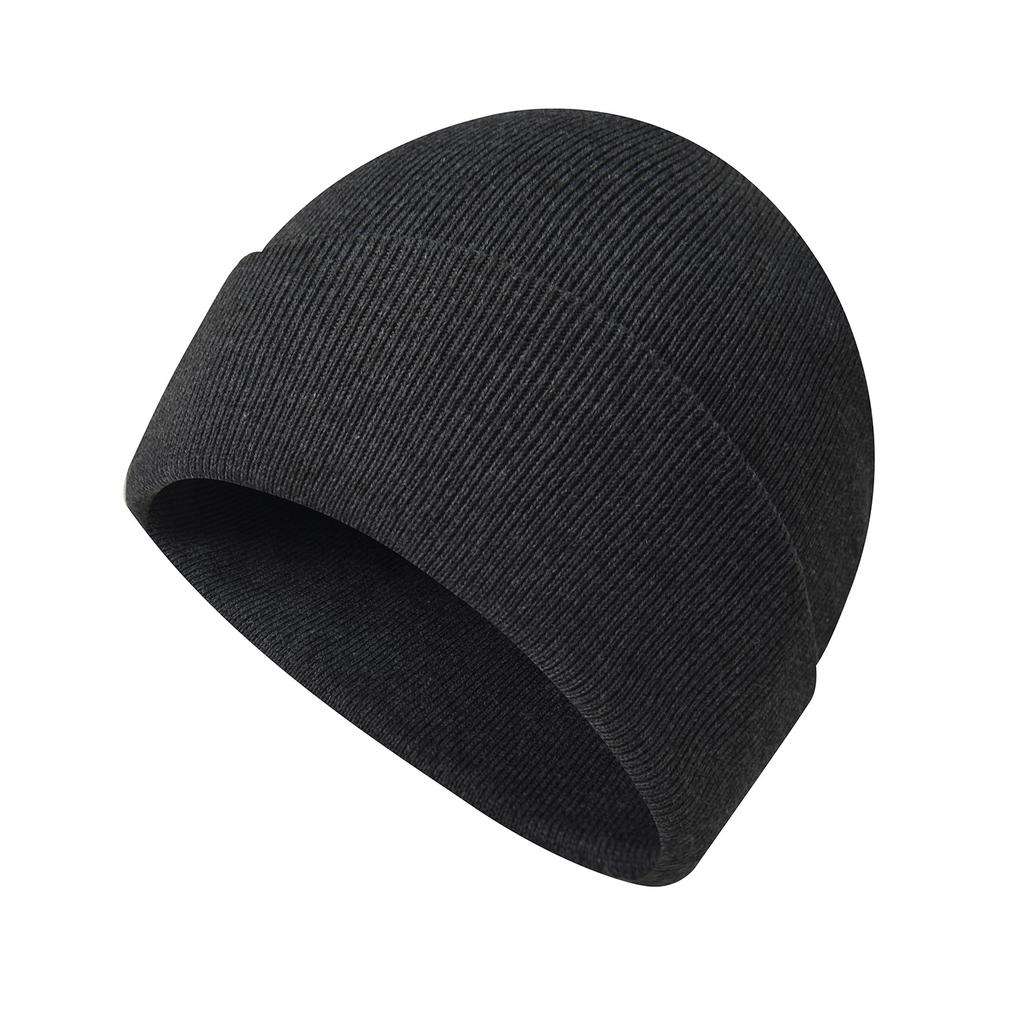 Men's and Women's Thermal Knitted Beanie Warm Woolen Hat Windproof Cold-Weather Cap Cotton Beanie Round-Crowned Knitted Hat