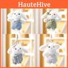 Plush Bunny Keychain With Polyester Fiber Filling For Girls Gift And Bag Decor