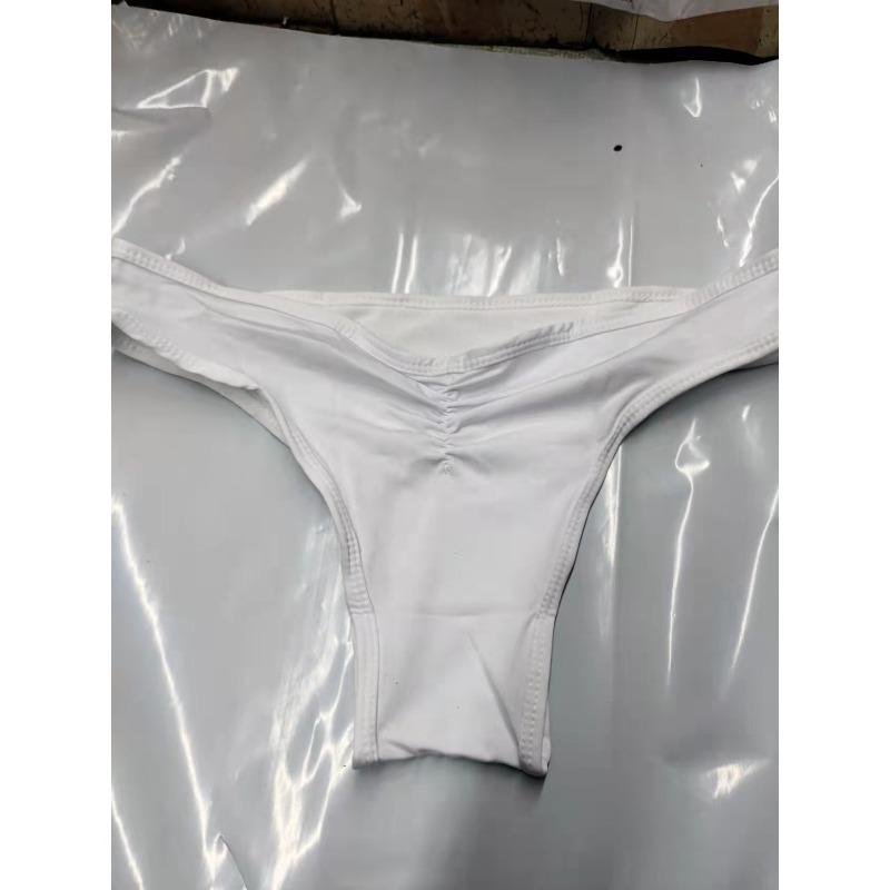 Neuer sexy Damen-String, einfarbiger plissierter String, Bikini-Slips