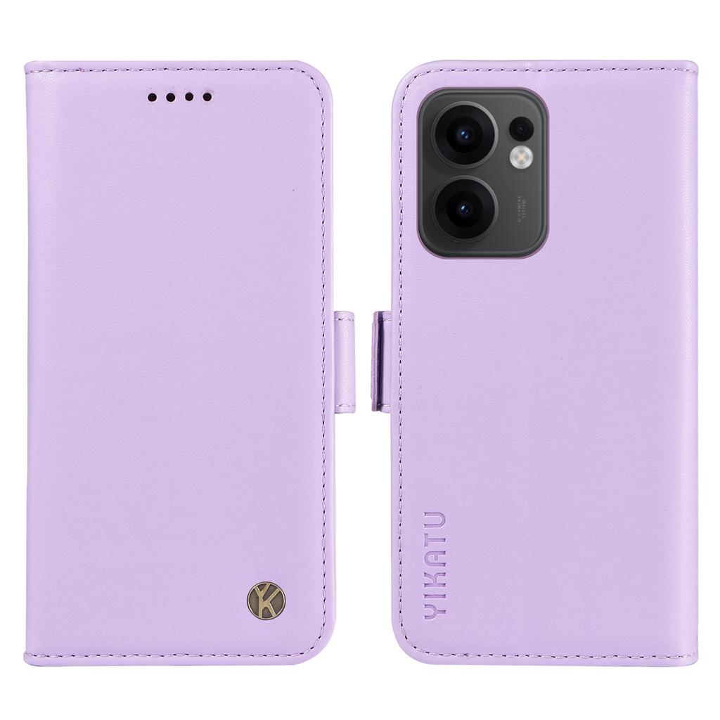 For Oppo Reno13 F 4G/Oppo Reno13 A 5G/Oppo Reno13 F 5G Wallet Phone Case YIKATU YK-003 Leather Stand Cover