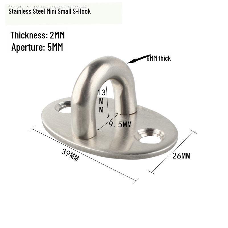 

Крюк U-образной формы из нержавеющей стали 304 для люстры, вентилятора, йоги и боксерского мешка