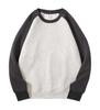 Japan-Korea Bestseller Women's Color Block Raglan Long Sleeve Sweatshirt - Lightweight, Casual Spring/Autumn Jacket