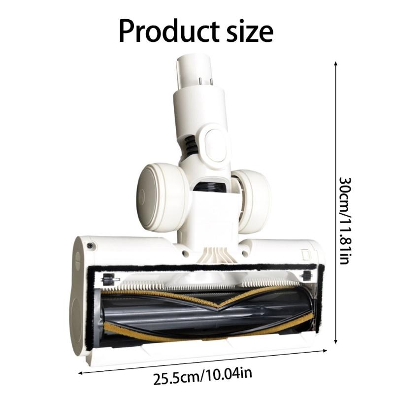 Vacuum Cleaner Brush Head Replacement for Wireless Models R 10 T20 T30 Dust Collector Spare Attachment with LED Light