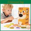 Preschool Wooden Feeding Game With Cognitive Development And Fine Motor Skills