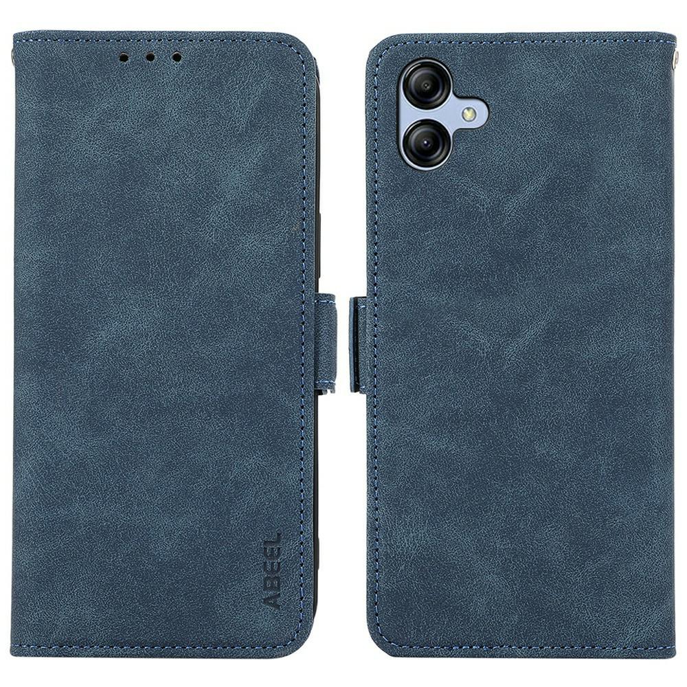 

ABEEL For Samsung Galaxy A07 Case PU Leather Folio Stand View RFID Blocking Phone Cover Blue