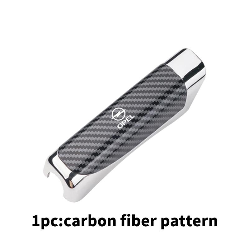 For Opel Car Styling Hand Brake Cover Carbon Fiber Handbrake Grip Cover ADAM ASTRA J K CORSA E INSIGNIA MOKKA VIVA Meriva