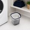 Luxury Trash Basket Plastic Dustbin Durable Stripe Garbage Container  Home Living Room