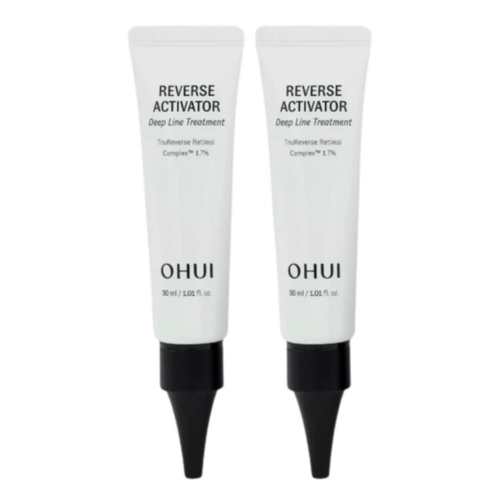 

OHUI Reverse Activator Deep Line Treatment 30 мл – Целевая сыворотка против морщин для глубоких линий и упругости, корейский уход за кожей для зрелой кожи 30ml 2ea