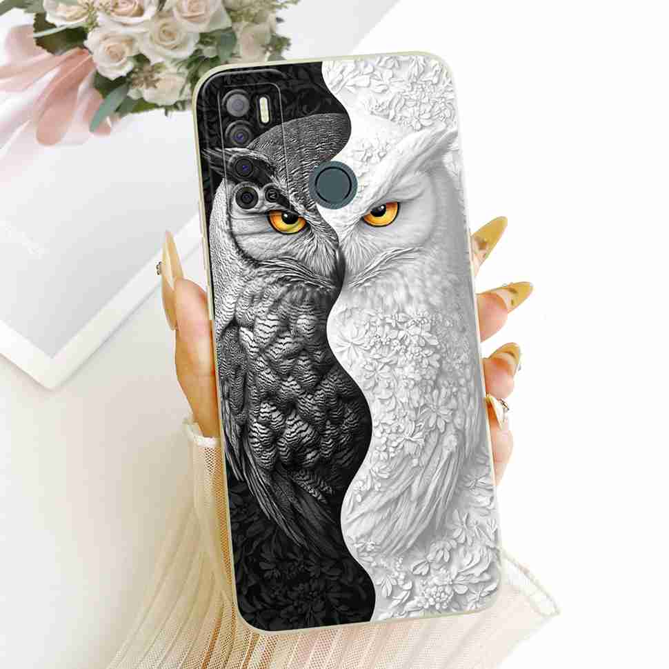 Für Tecno Spark Power 2 Hülle LC8 Niedliche Katze Cartoon Hülle Weiche Silikon Handyhülle Für Tecno SparkPower 2 Power2 Schale