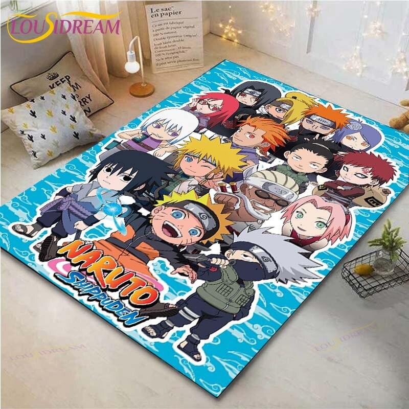 Anime Naruto Carpet Kids Carpets Living Room Tea Table Mats Bedroom Rug Washable Floor Mats Area Mat Horror Rug
