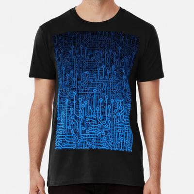 Reboot III BLUE Computer Circuit Board Patte S To 5XL Made In the AU/USA T-Shirt