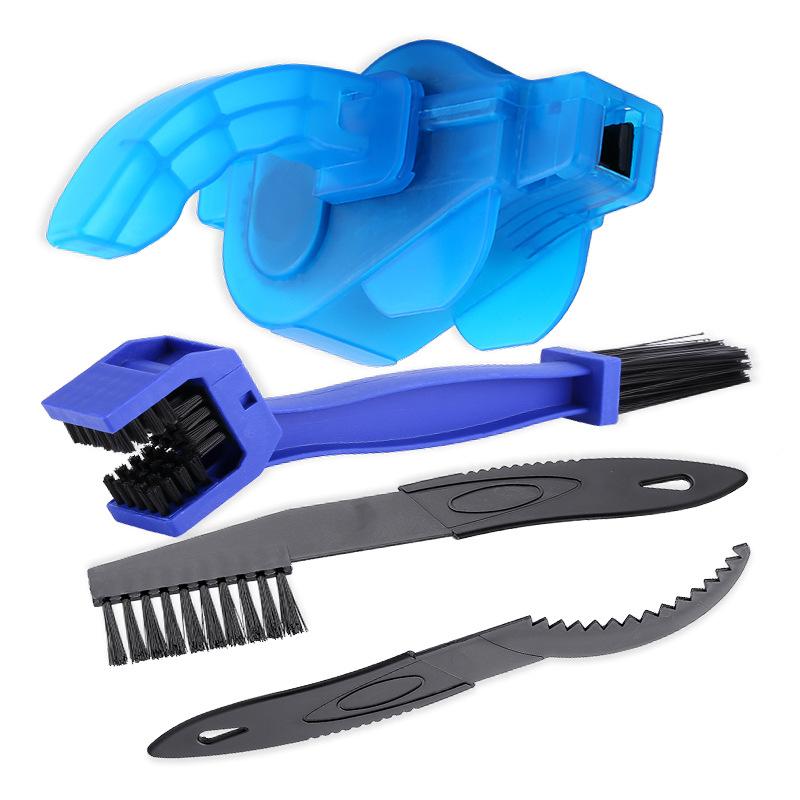 Set de scule de spălare pentru biciclete, kit de curățare pentru biciclete, curățător de lanț MTB, perii de curățat, perii de curățat, accesorii pentru scule de întreținere pentru ciclism în aer liber