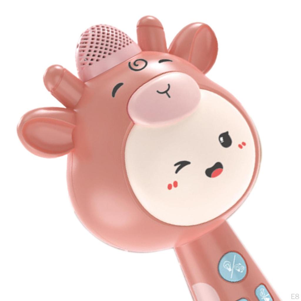 Microphone Portable Handheld Speaker Change Song Sound Playback Mic for Party Singing Kids