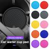 LIP1 Car Coaster Water Cup Mat Accessories For VW ID.3 ID4 Polo Golf Passat Tiguan Beetle Caddy T5 Up Anti-slip Drink Pad