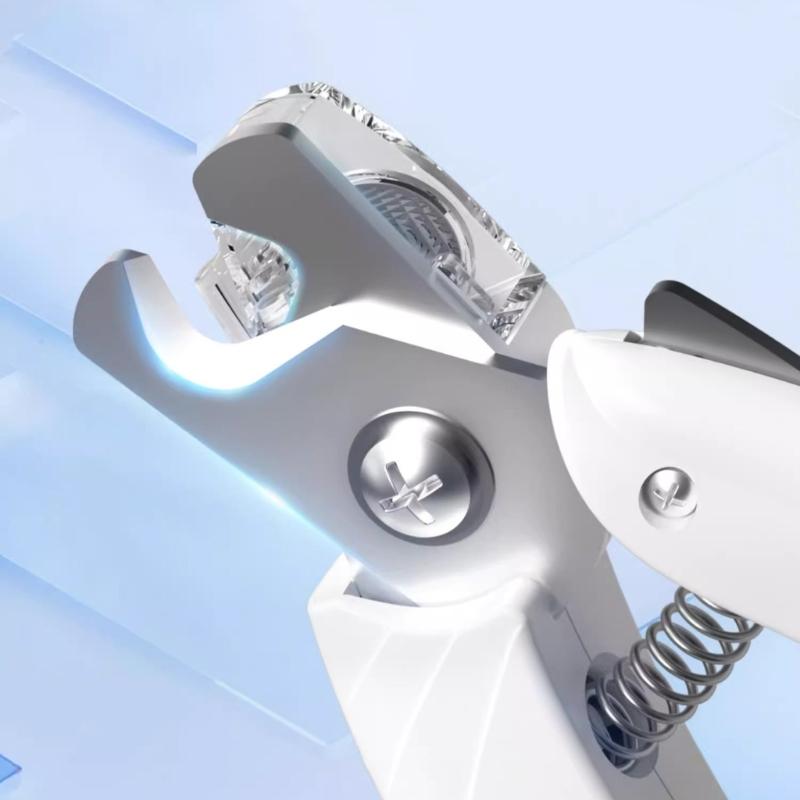 Dogs Nail Trimmer with LED Light Scratching LED Light Home Use Pet Nail Trimmer Nail Trimming Prevents Splitti