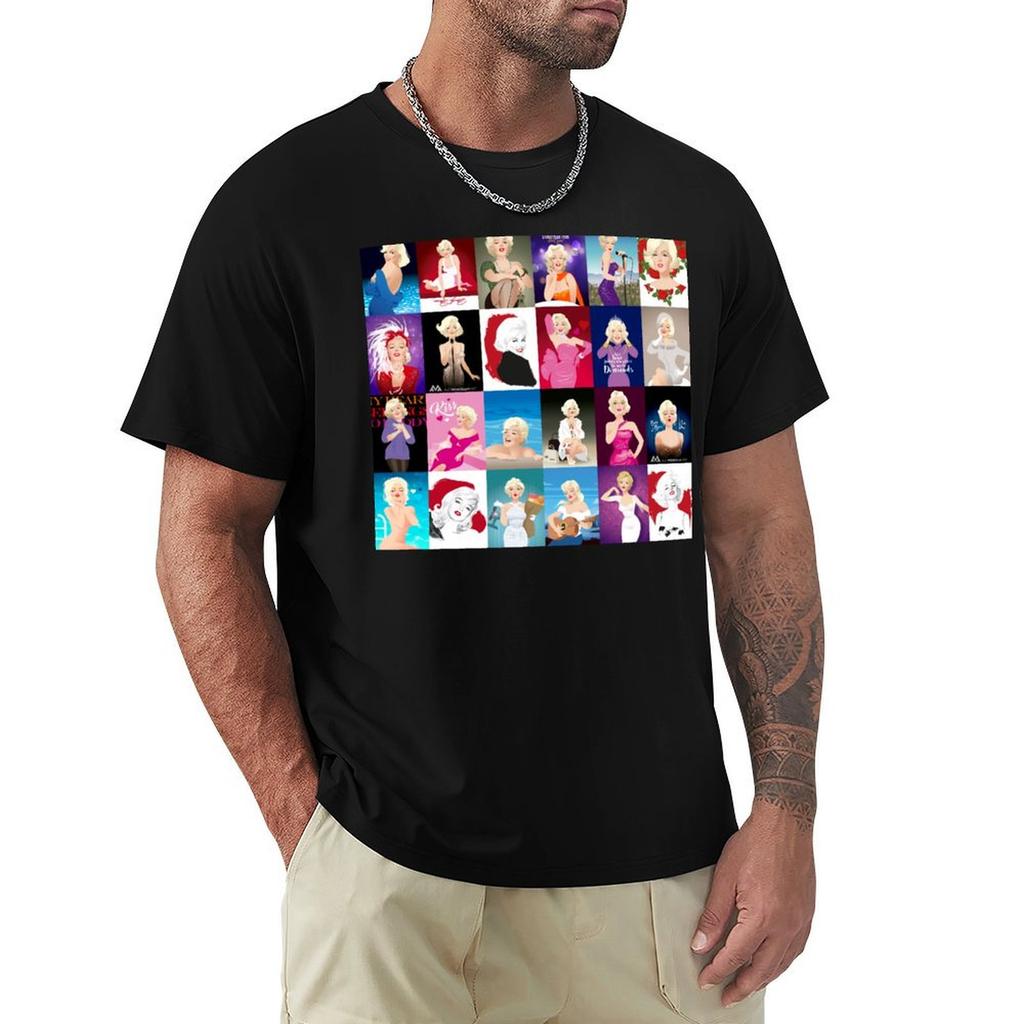 MM Patchwork TShirt Casual Daily Outfit TShirt