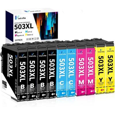 503Xl Multipack Cartuș de Cerneală Pentru Epson 503 Xl Pentru Epson Expression Home Xp-5200 Xp-5205 Xp5200 Xp5205 Workforce Wf-296[J242]